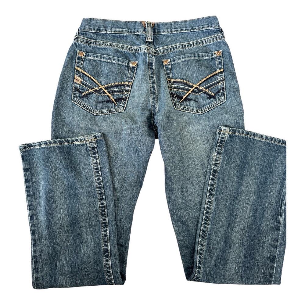 Ariat M5 Low Rise Bootcut Jeans Men’s Size 32x36 Dark Wash Durable Western Denim